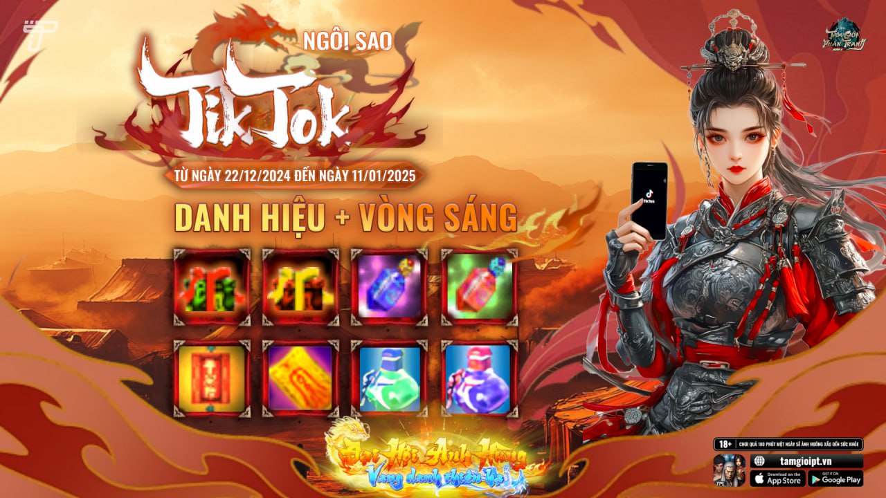 Ngôi Sao Tiktok - Nhận ngàn quà HOT | Kiếm Lộc Origin