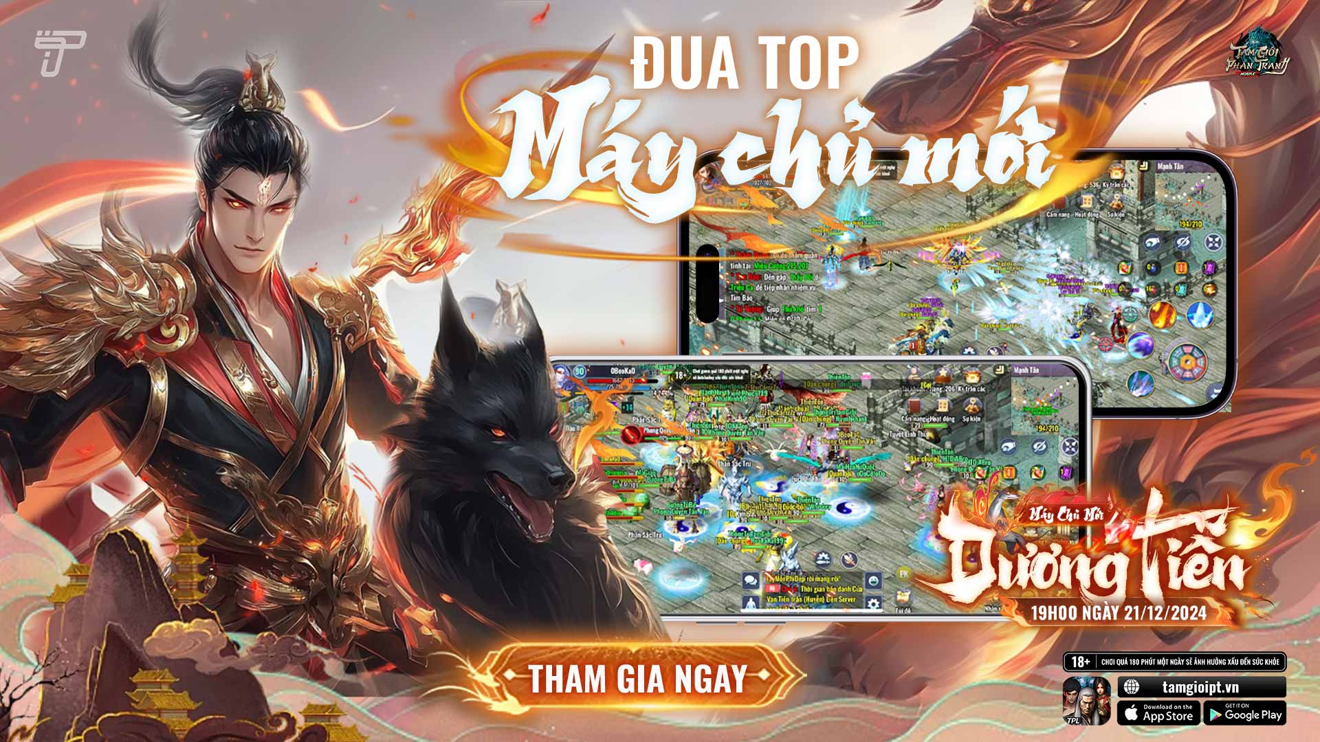 Đua TOP máy chủ mới s7 Dương Tiễn | Kiếm Lộc Origin